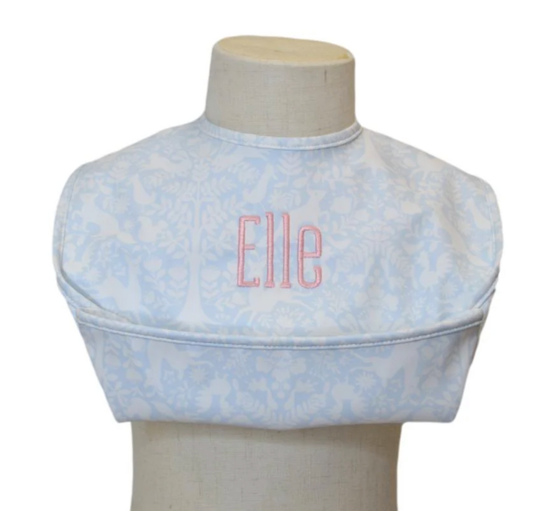 Woodland Blue Full Coverage Bib - TRVL