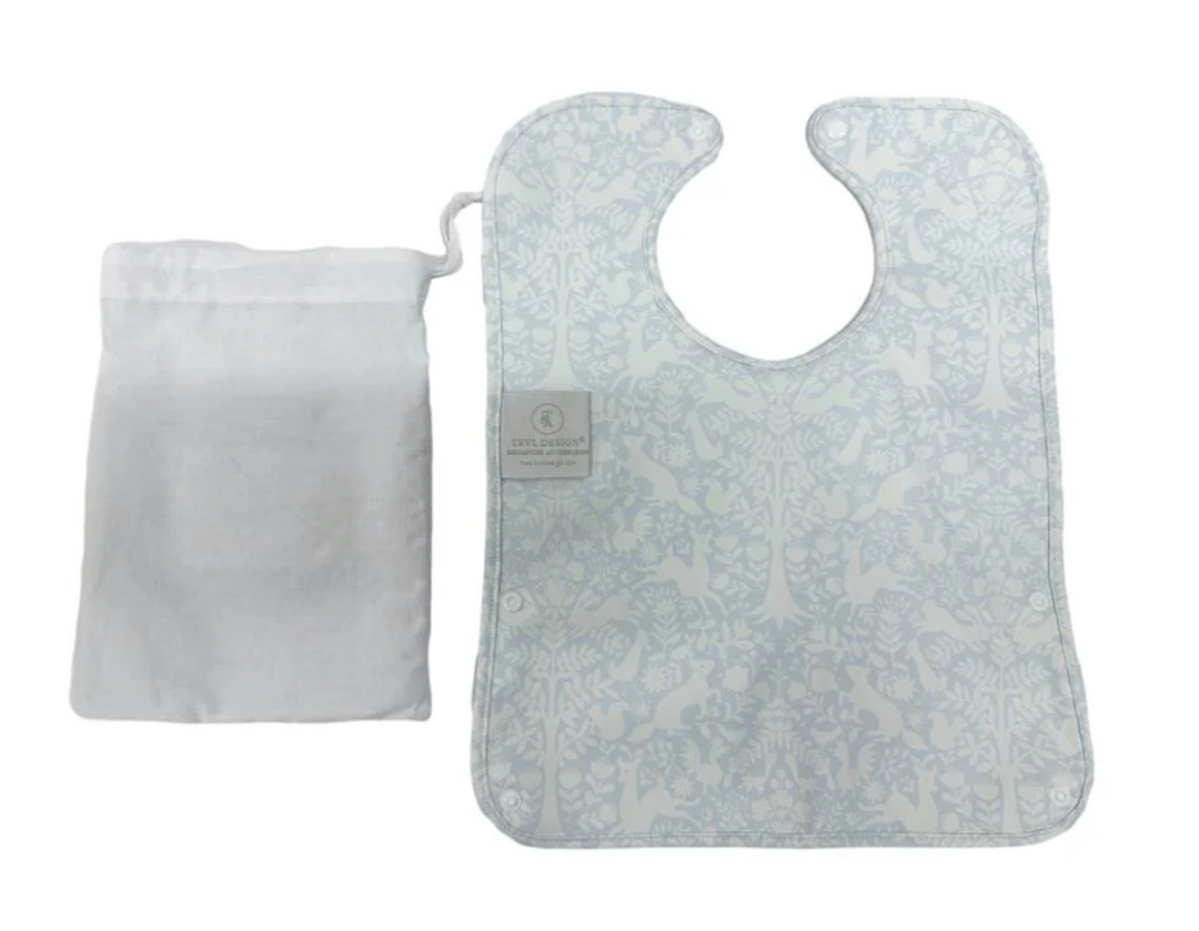 Woodland Blue Full Coverage Bib - TRVL
