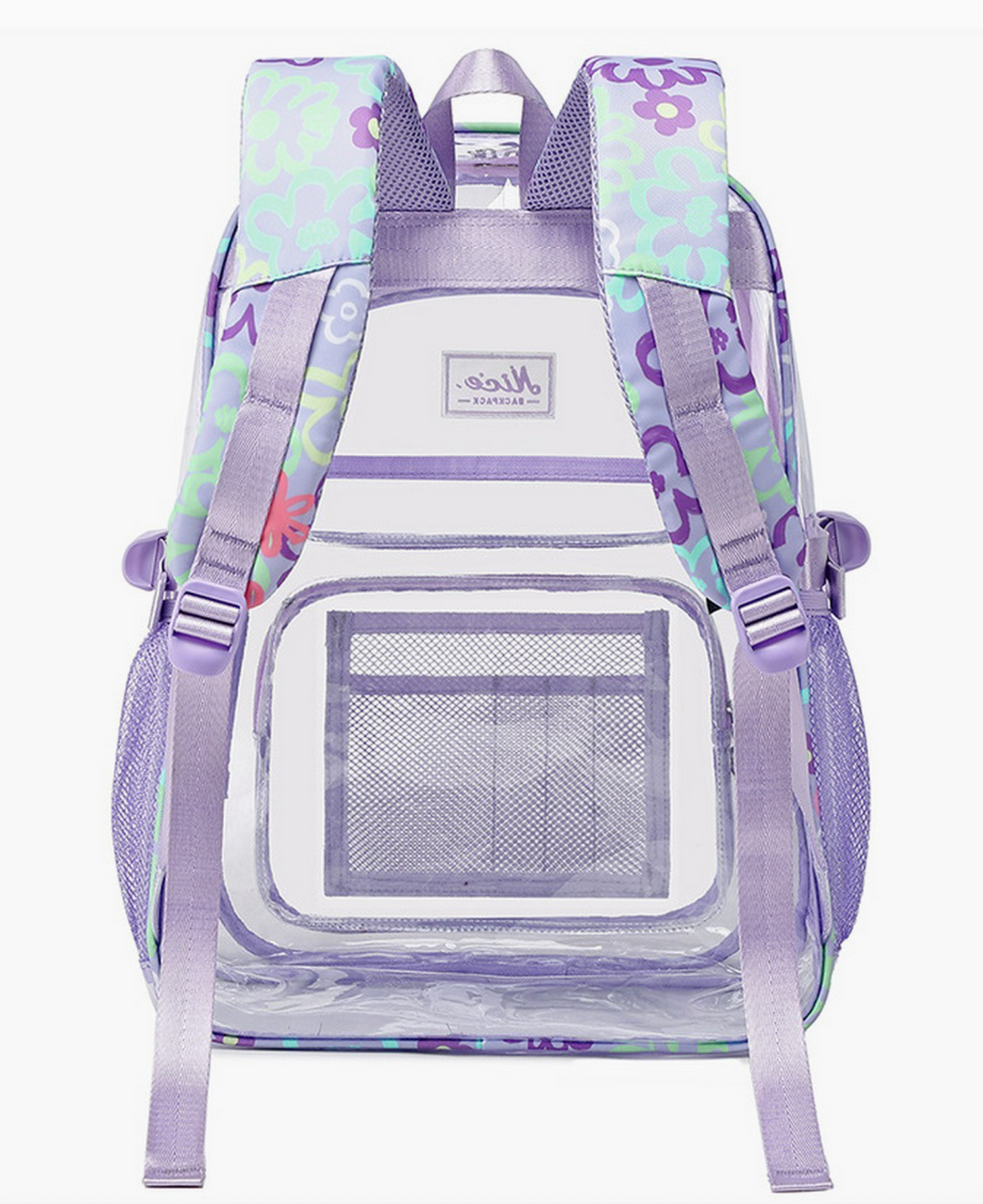 Girls Full Sized Clear Backpack