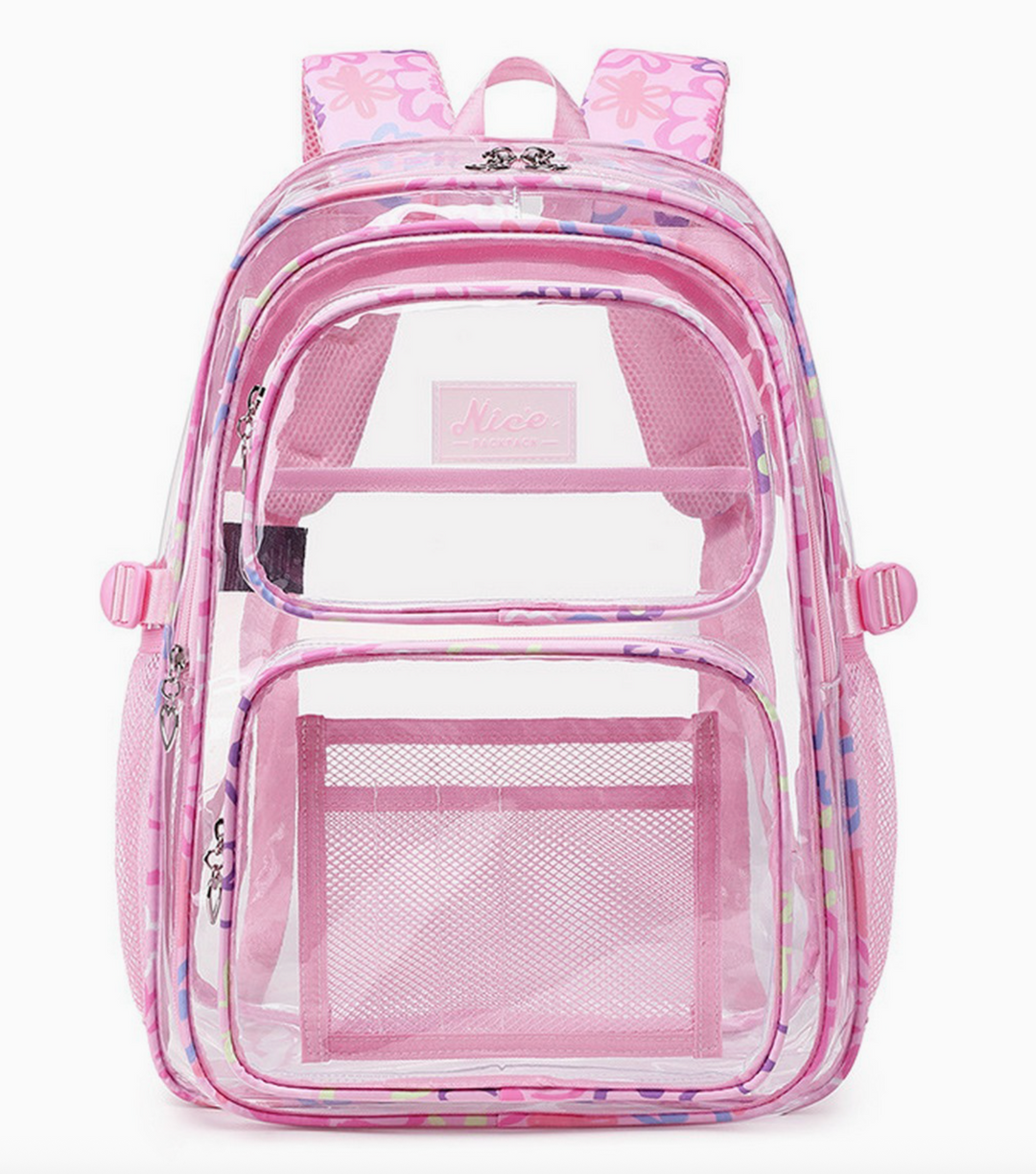 Girls Full Sized Clear Backpack