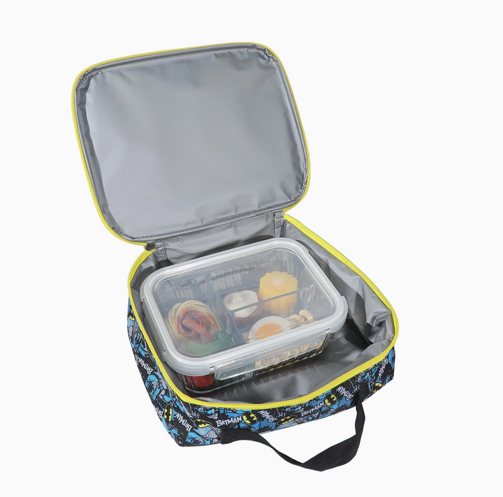 Kids Clear Batman Backpack & Lunchbox Set