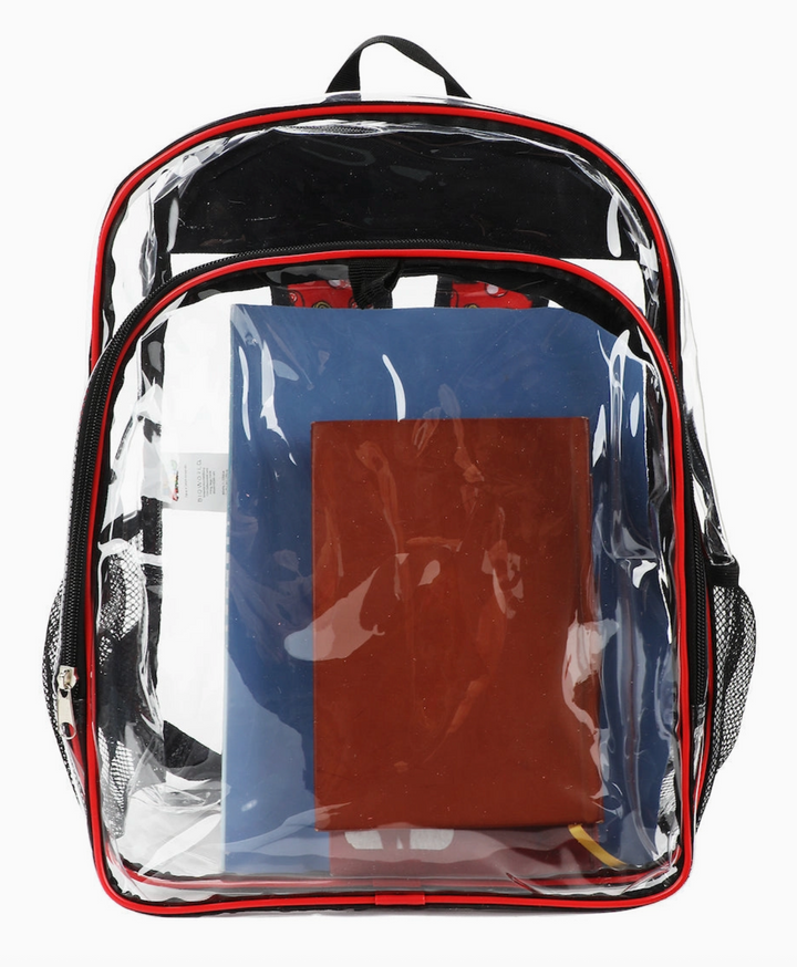 Kids Clear Super Mario Backpack & Lunchbox Set 4PC