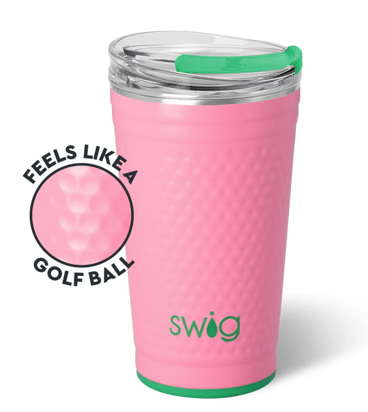 Azalea Pink Golf Ball Cup 24oz - SwigLife