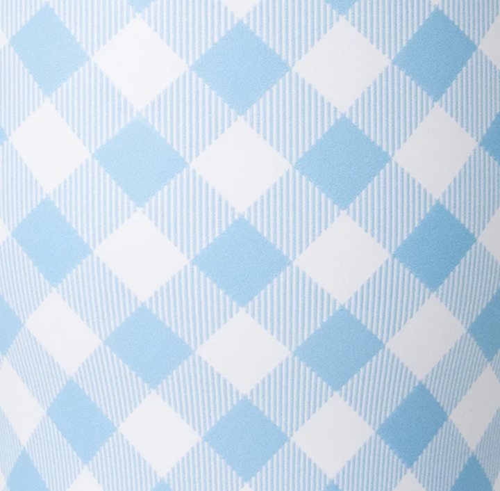 Pink Bow Blue Gingham 24oz Cup - SwigLife
