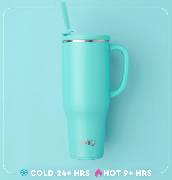 Hydrangeas Mega Mug 40oz - SwigLife