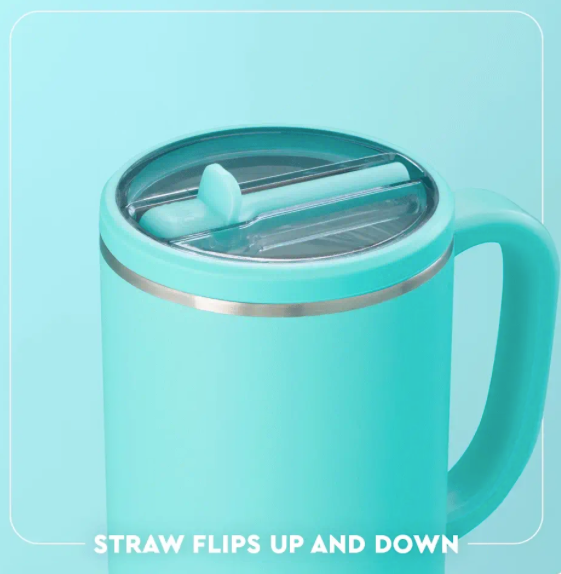 Pink Bow Gingham Mega Mug 30oz - SwigLife
