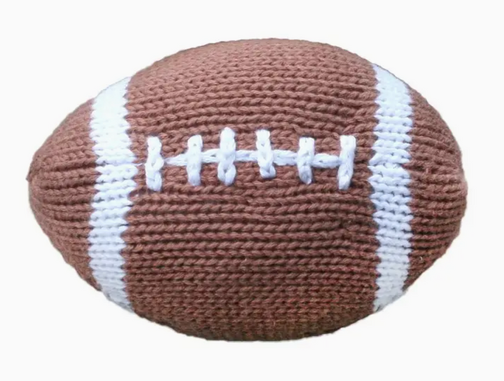Football Knit Rattle - Zubles
