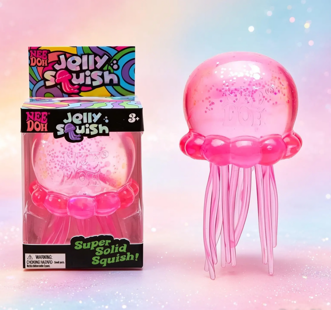 Pink Glitter Jelly Squish