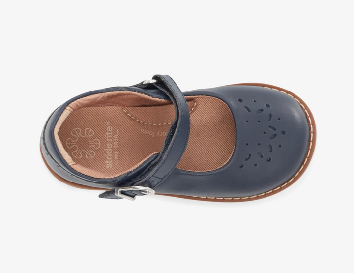Navy Mary Janes - stride rite