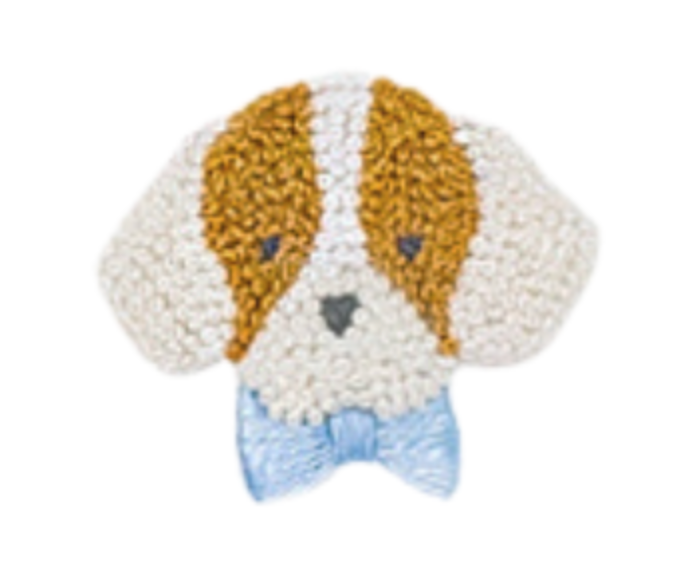 Boy Puppy Collared Pima Footie - Milly Marie