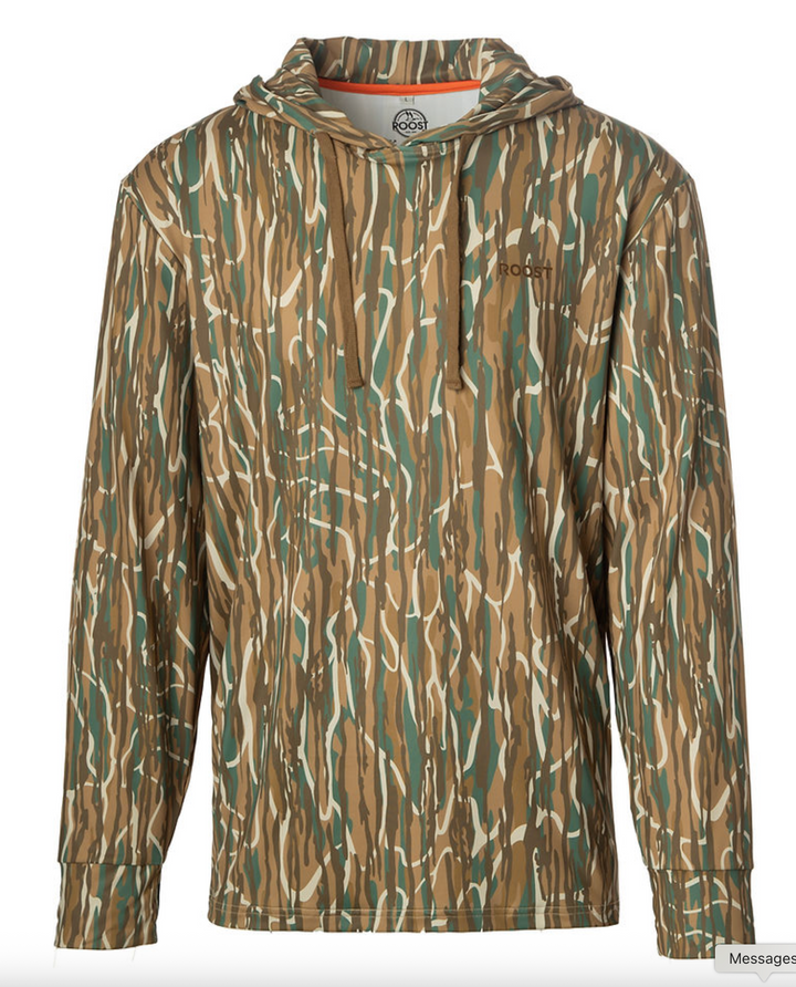 Cattail Camo Performance Hoodie - Roost/Fieldstone