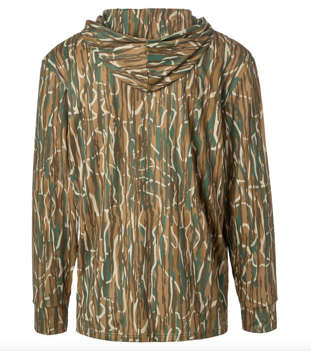 Cattail Camo Performance Hoodie - Roost/Fieldstone