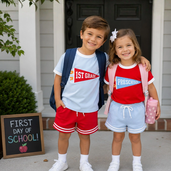School Grade T-Shirts - Bits & Bows