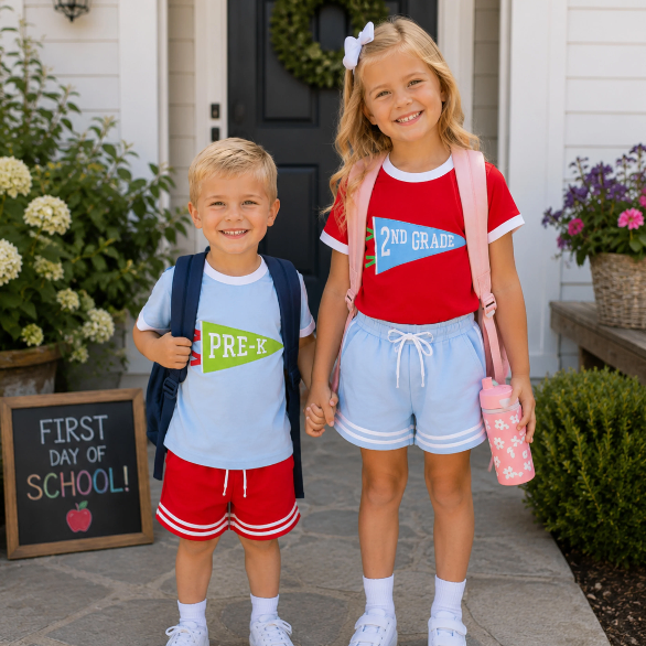 School Grade T-Shirts - Bits & Bows