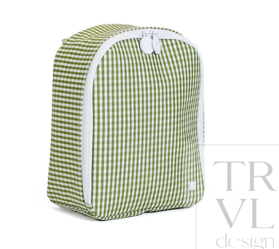 Gingham Moss Bring It Lunch Bag - TRVL
