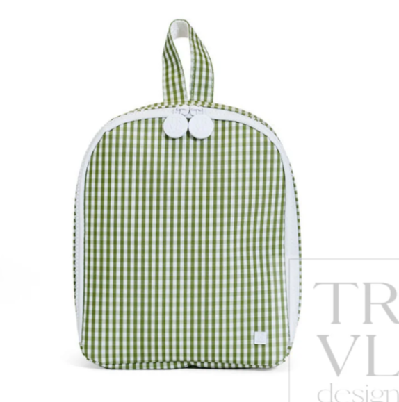 Gingham Moss Bring It Lunch Bag - TRVL