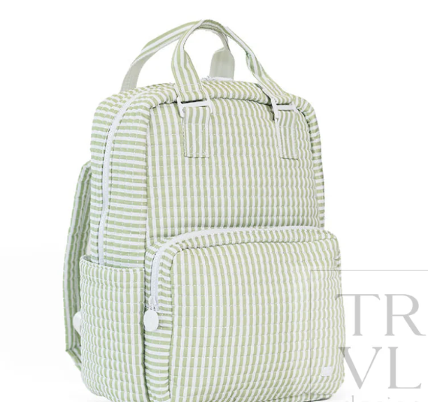 Quilted All You Need Bundle in Pimlico Stripe Sage + Changer Mat + Everyday (3 Piece) - TRVL