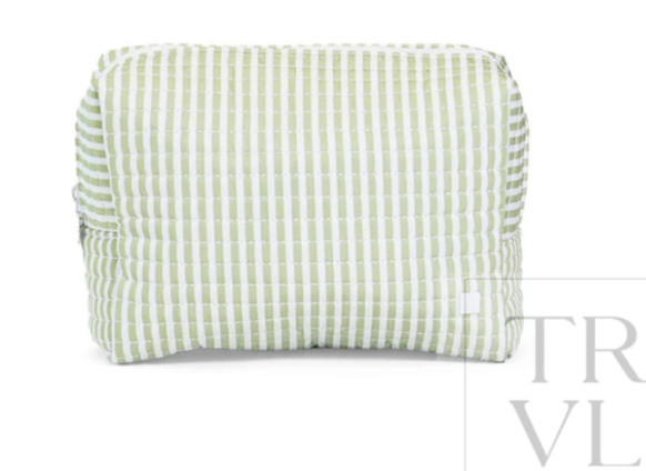 Quilted All You Need Bundle in Pimlico Stripe Sage + Changer Mat + Everyday (3 Piece) - TRVL