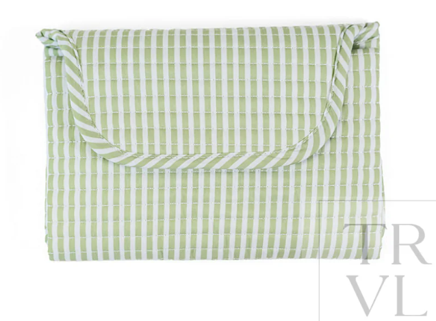 Quilted All You Need Bundle in Pimlico Stripe Sage + Changer Mat + Everyday (3 Piece) - TRVL