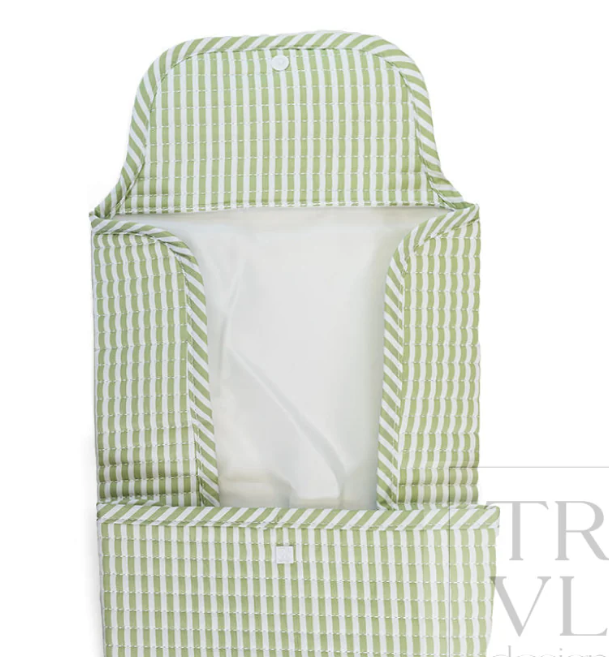 Quilted All You Need Bundle in Pimlico Stripe Sage + Changer Mat + Everyday (3 Piece) - TRVL