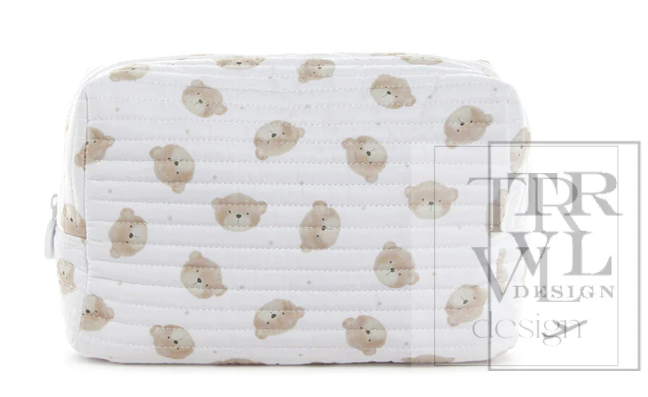 Quilted Stroller Bag Bundle in Teddy Bear + Changer Mat + Everyday (3 Piece) - TRVL
