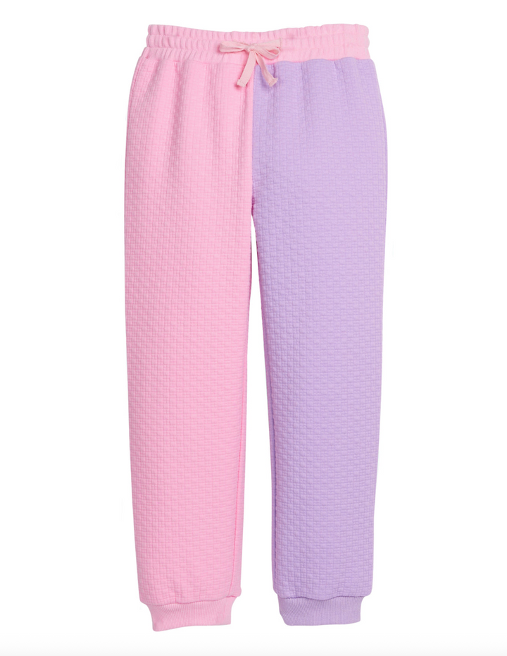 Pink & Lilac Color Block Jogger - BISBY