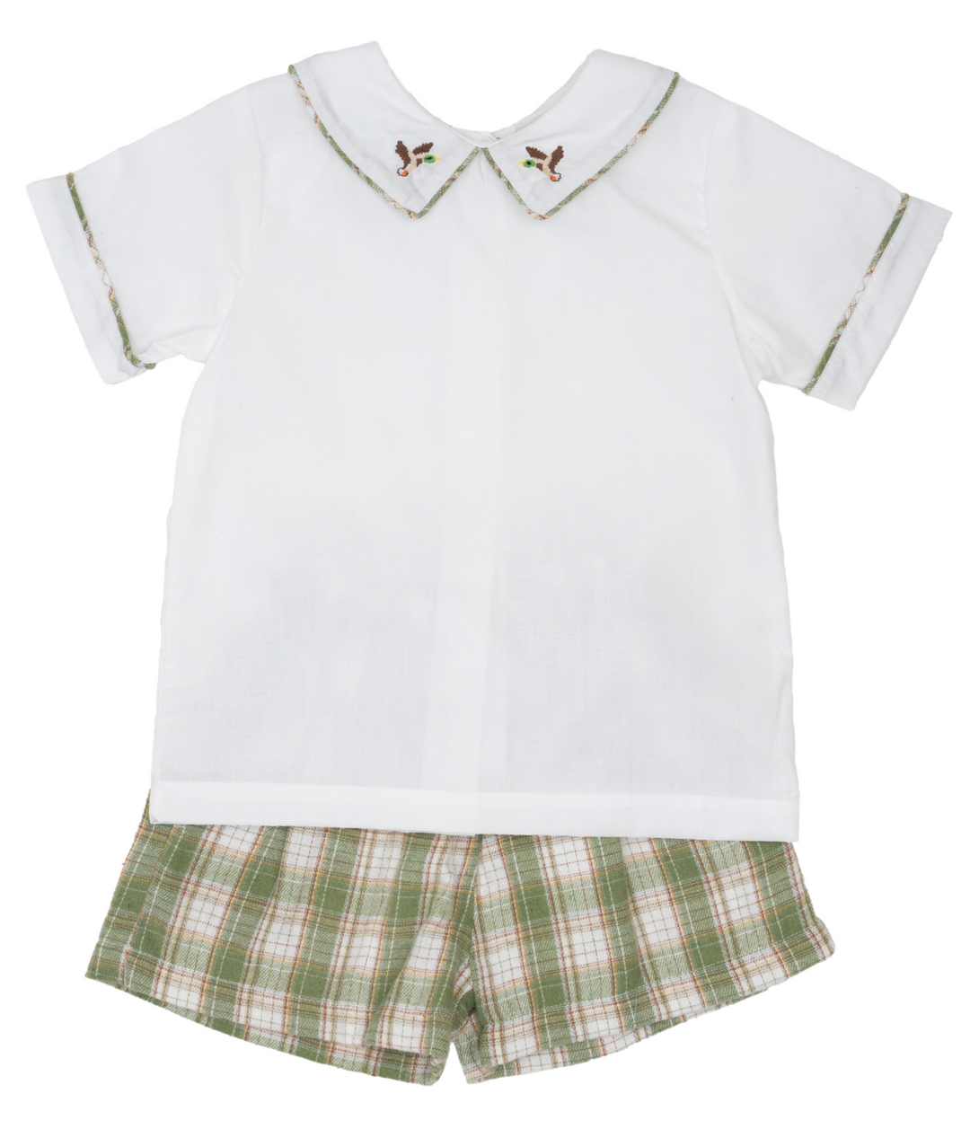 Mallard Grove Plaid Short Set - The Oaks Apparel