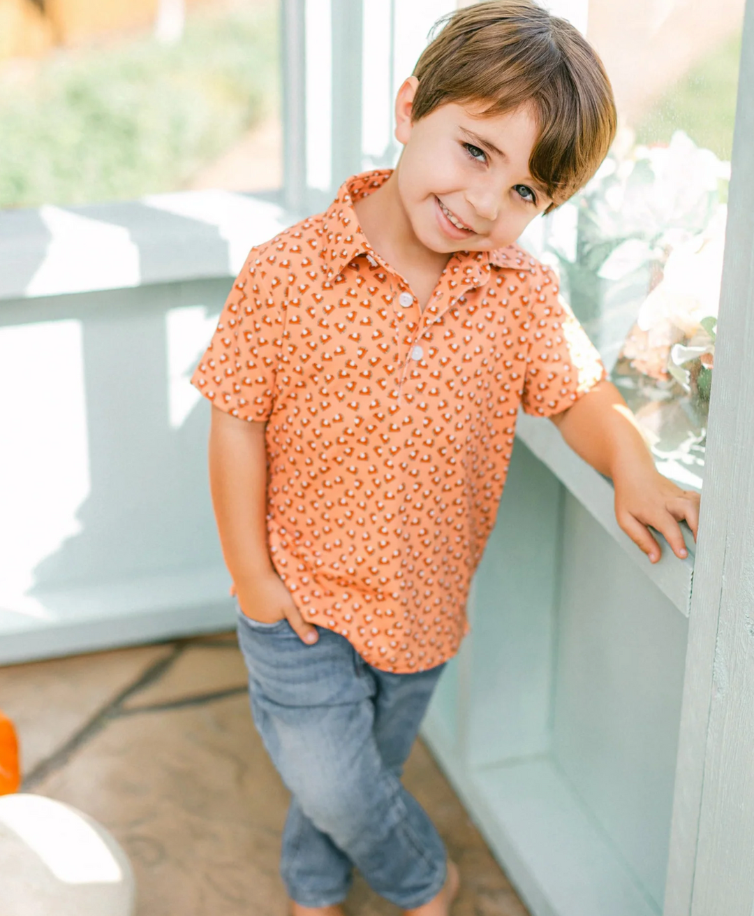 Cutie Pie Boys Polo - Poppy Kids