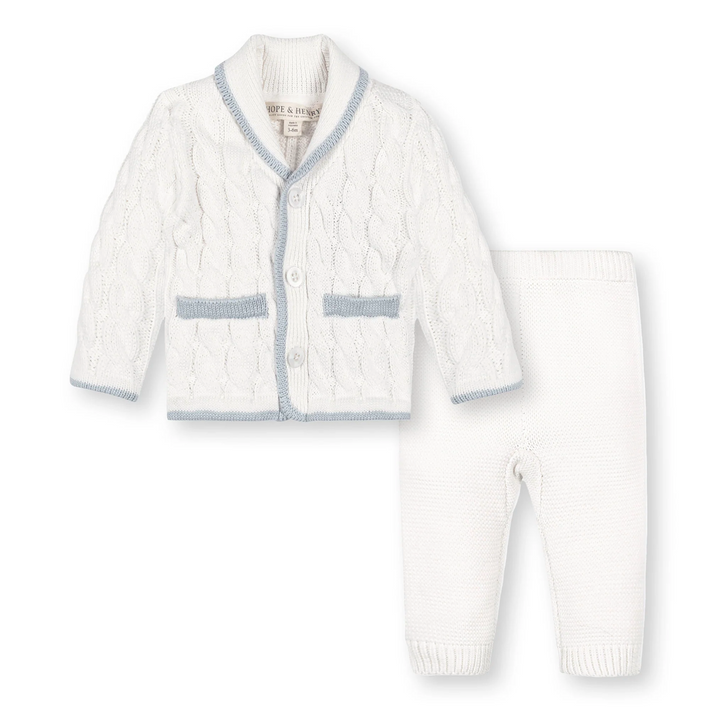 Organic Cardigan and Pant Set - Hope & Henry