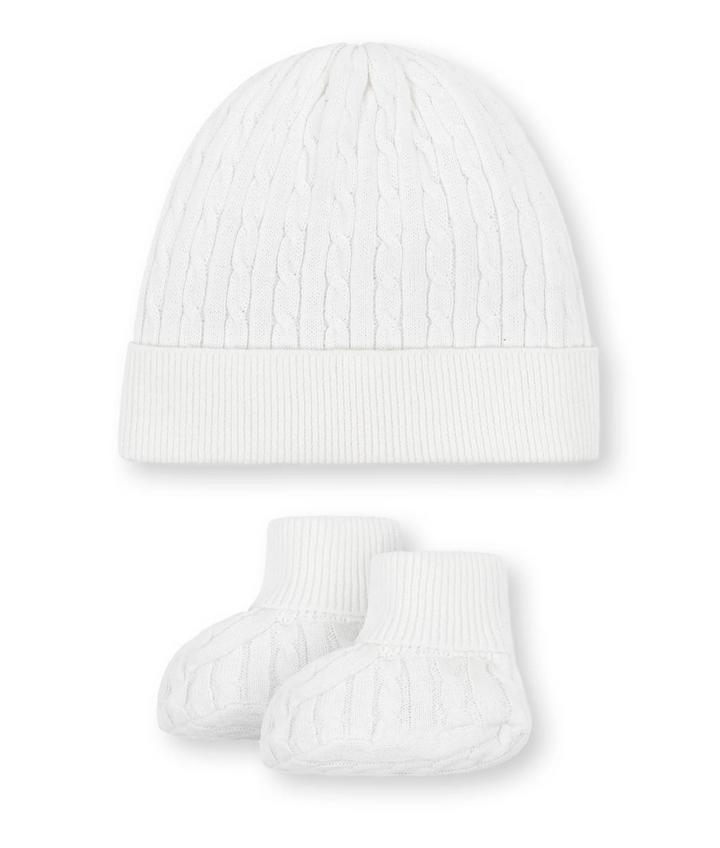 Organic Sweater Beanie and Bootie Set - Hope & Henry
