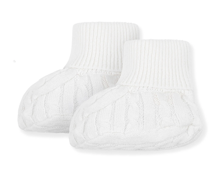 Organic Sweater Beanie and Bootie Set - Hope & Henry