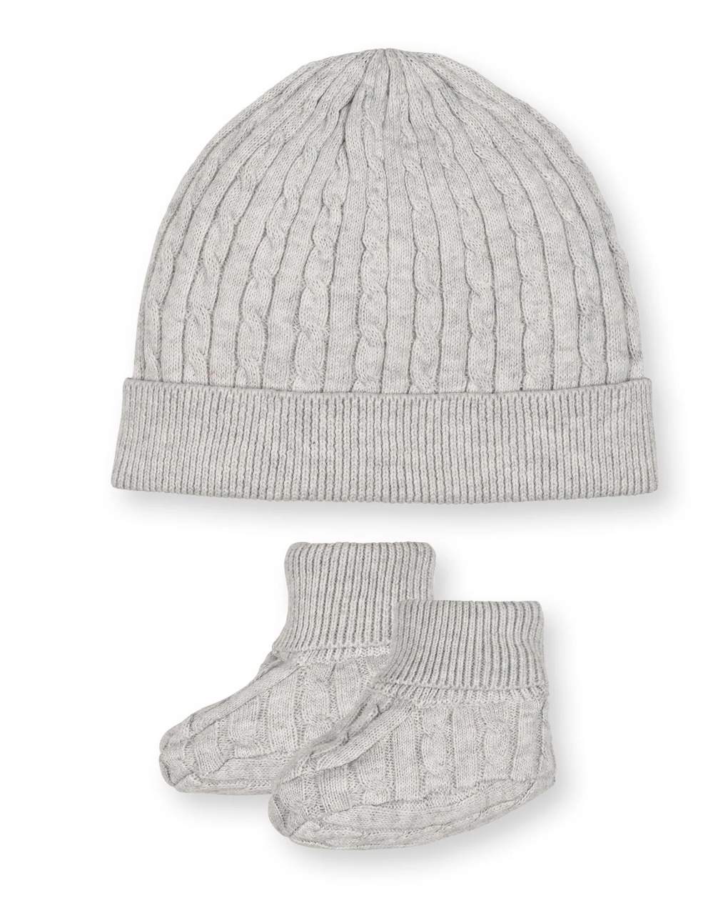 Organic Sweater Beanie and Bootie Set - Hope & Henry