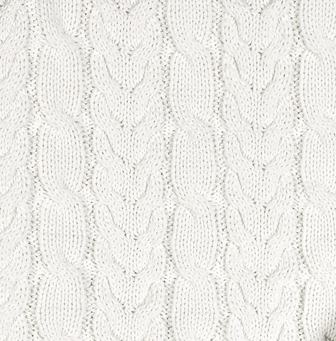 Organic Cable Knit Blanket - Hope & Henry