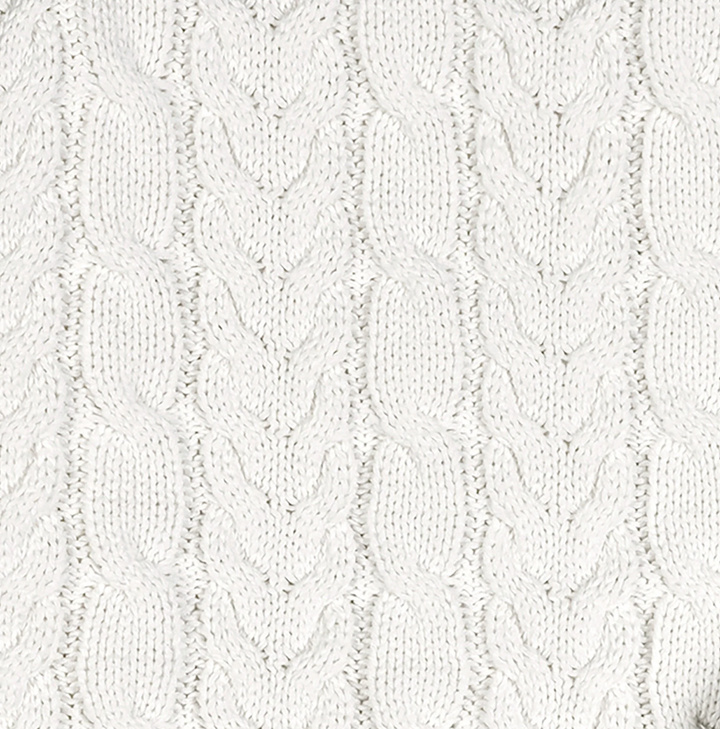 Organic Cable Knit Blanket - Hope & Henry
