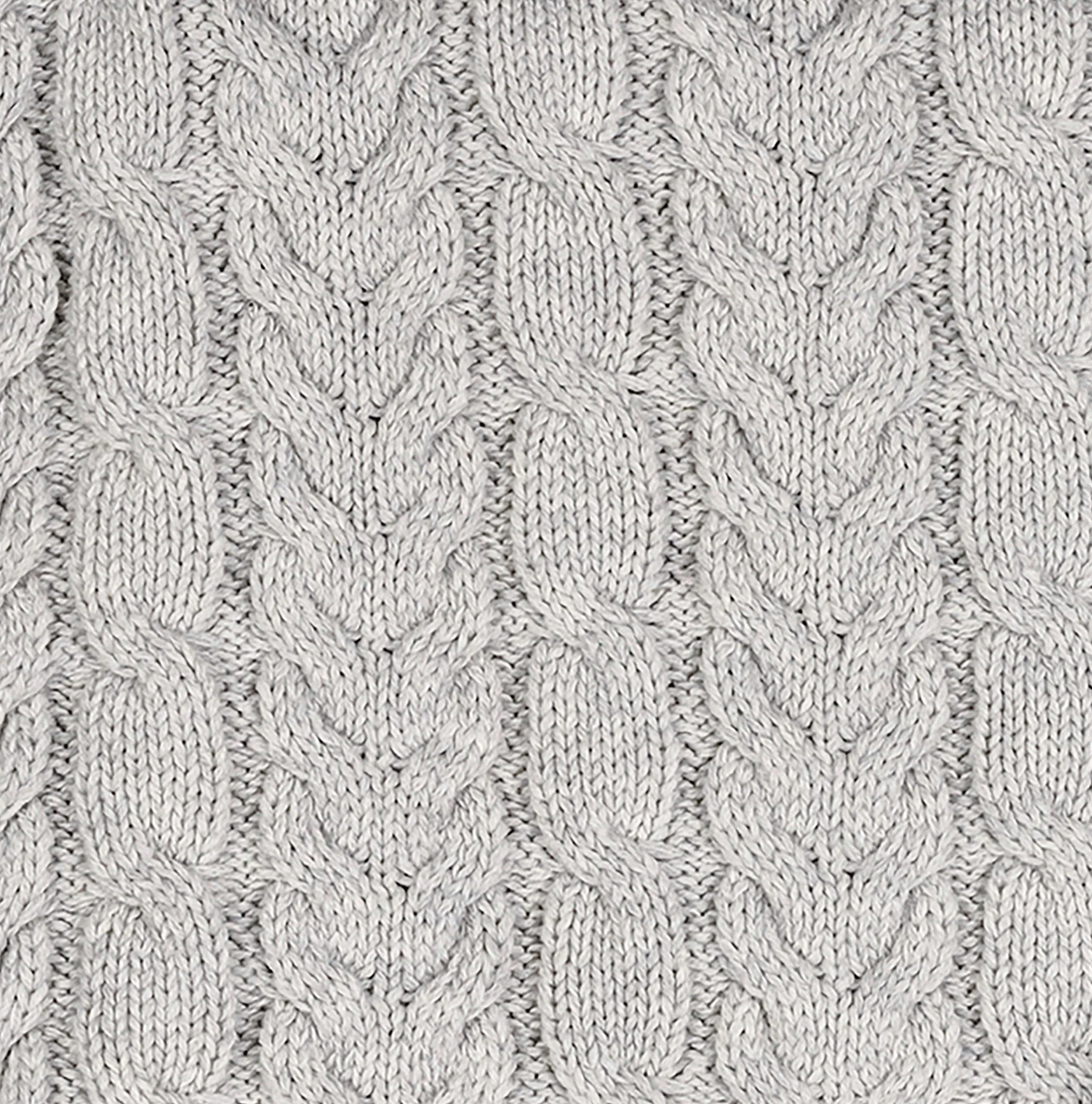 Organic Cable Knit Blanket - Hope & Henry