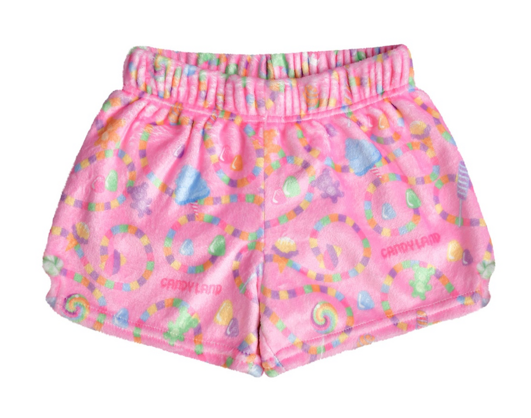 Candy Land Sugar Trail Plush Shorts