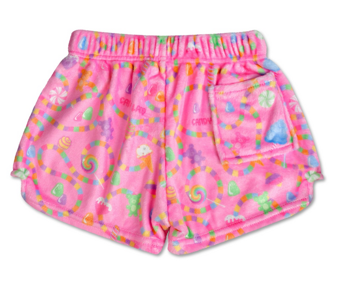Candy Land Sugar Trail Plush Shorts