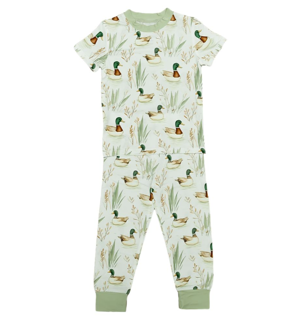 Marsh Mallard Bamboo Pajamas - Belle Cher