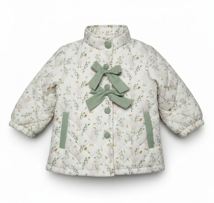 Girls Quilted Coat - Ntrl Co.