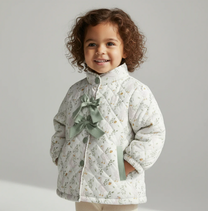 Girls Quilted Coat - Ntrl Co.