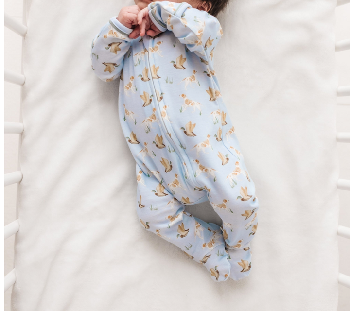 Duck and Hound Footie - Magnolia Baby