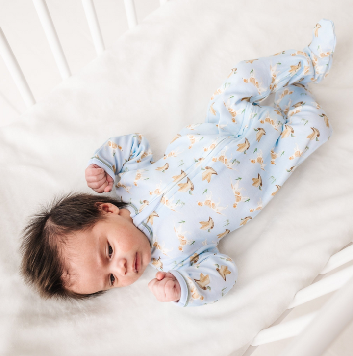 Duck and Hound Footie - Magnolia Baby