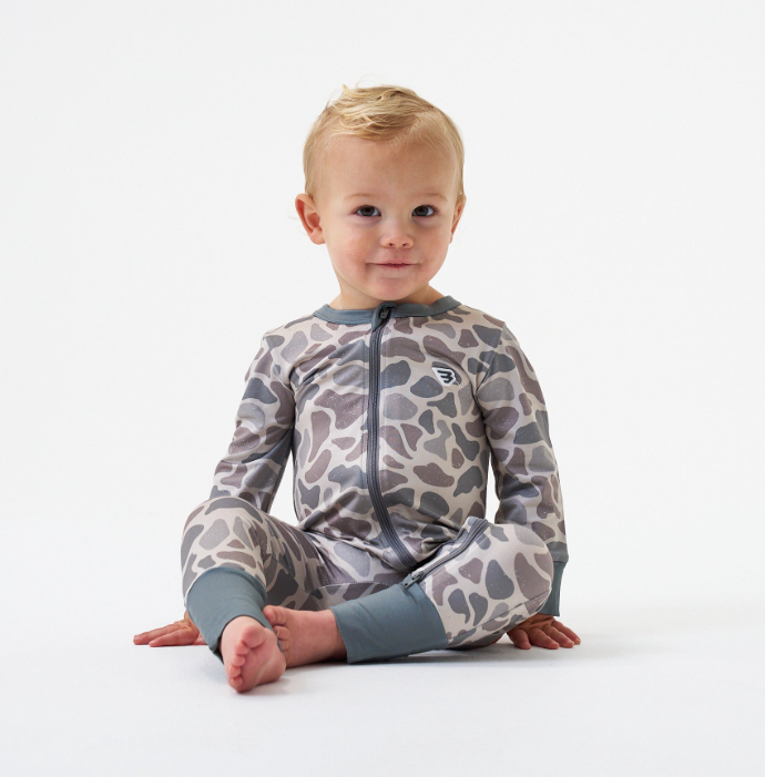 Baby Zip Up - Classic Deer Camo - Burlebo