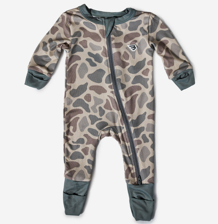 Baby Zip Up - Classic Deer Camo - Burlebo