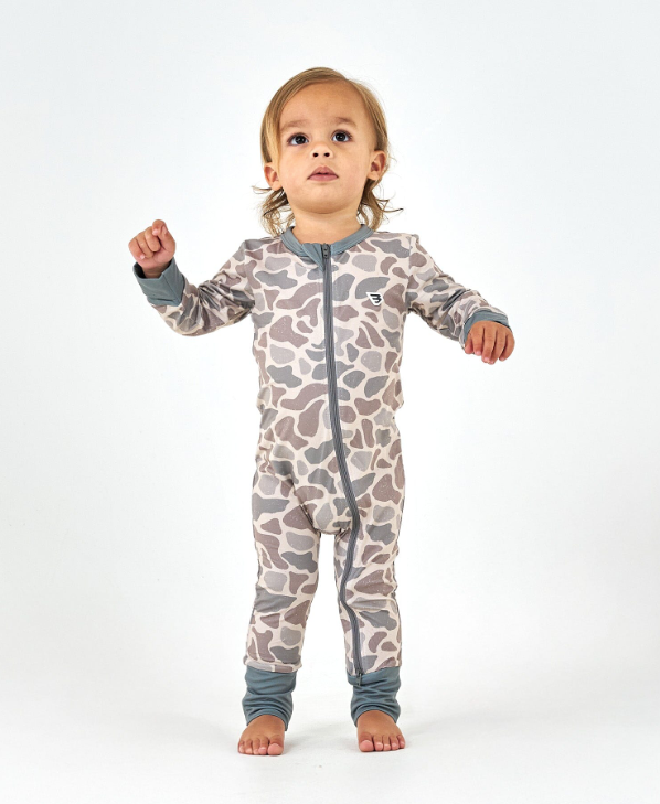 Baby Zip Up - Classic Deer Camo - Burlebo