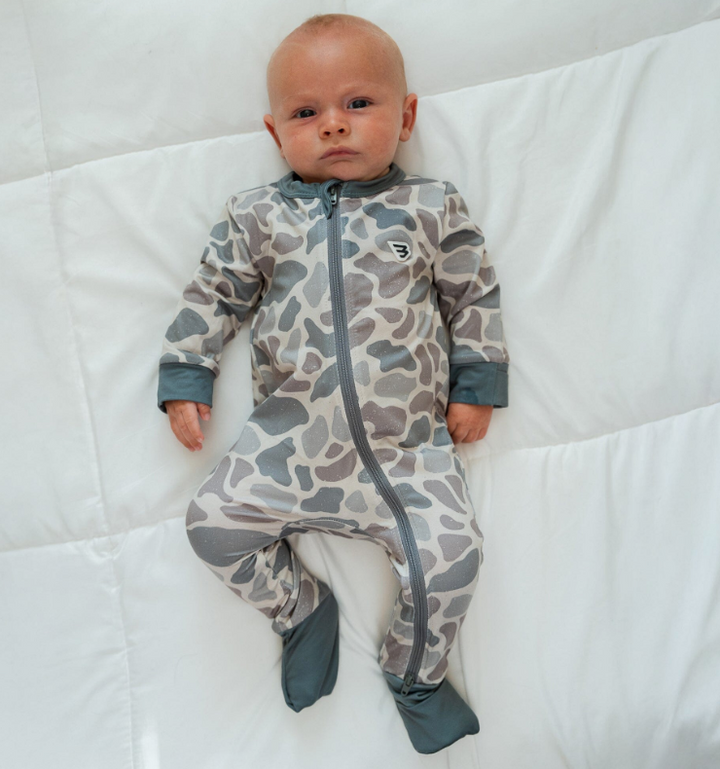 Baby Zip Up - Classic Deer Camo - Burlebo