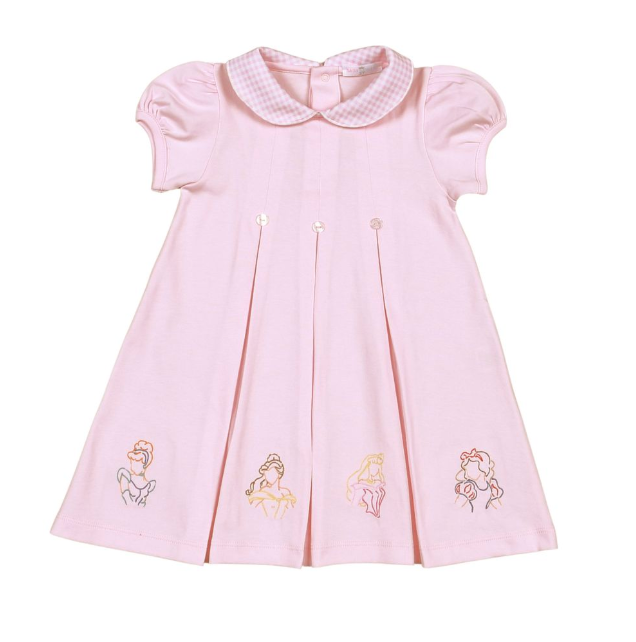 Pink Royal Princess Pleat Dress - Baby Loren