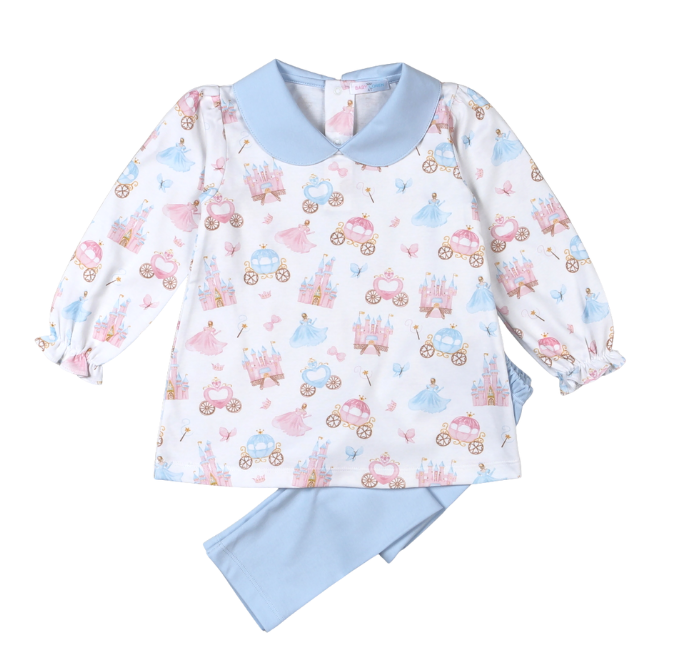Princess & Castles Pima Legging Set - Baby Loren