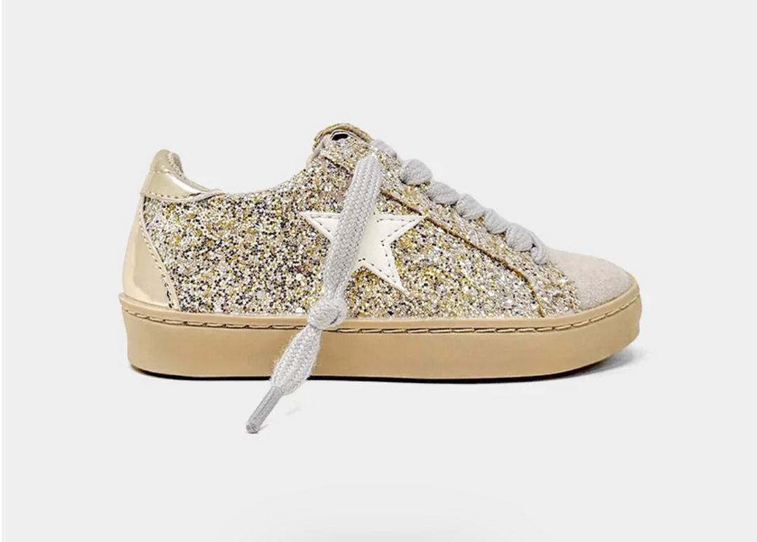 Golden Glitter Sneaker - ShuShop