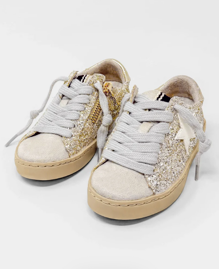 Golden Glitter Sneaker - ShuShop